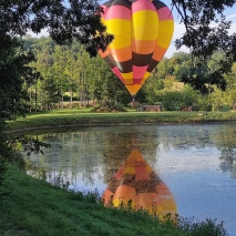 reflets sur lac du ballon